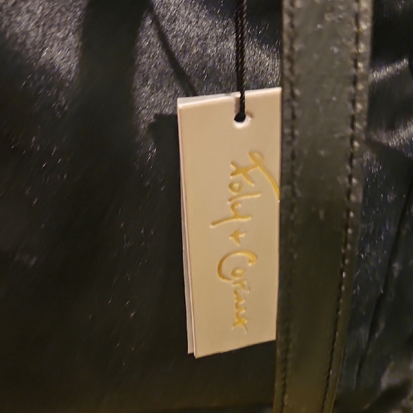 Foley + Corinna Elegant Black Pony Hair Tote Bag - Picture 10 of 10